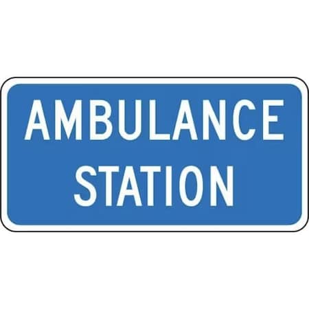 Accuform AMBULANCE STATION 12 X 24 FRG115RA FRG115RA